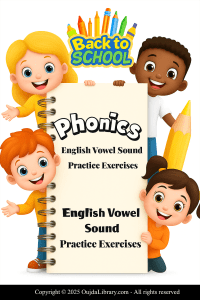 Phonics English Vowel Sound Practice Exercises